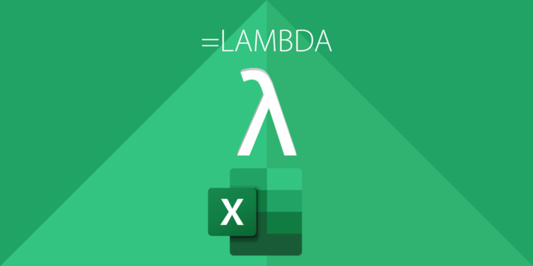 Introducing the New LAMBDA Function in Excel
  