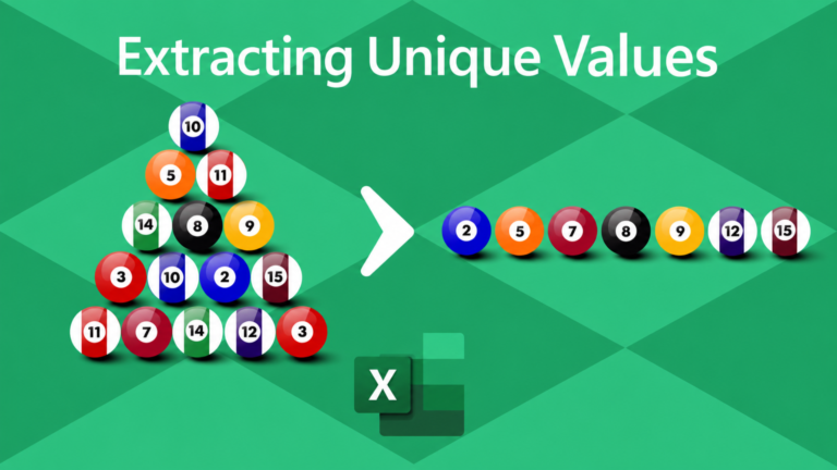 How to Extract Unique Values in Excel
