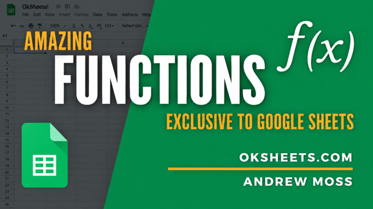20 Amazing Google Sheet Functions You Won’t Find in Microsoft Excel
