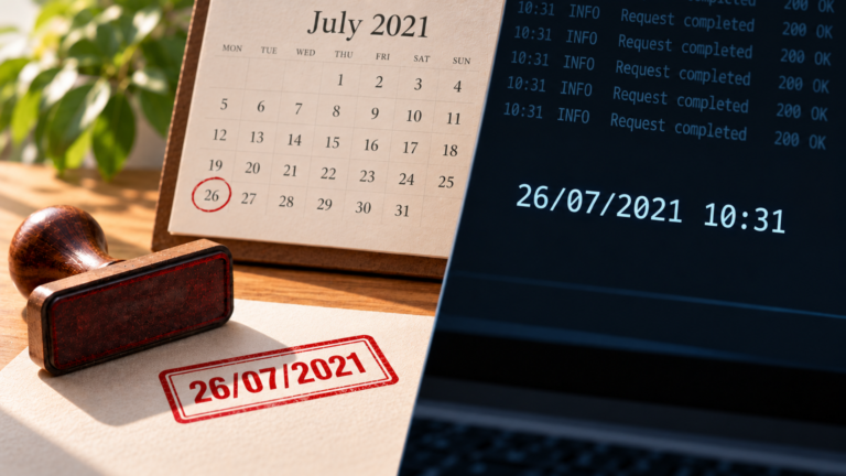 Datestamps and Timestamps