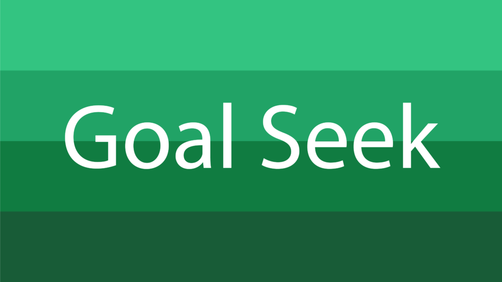 How to Use Goal Seek in Excel