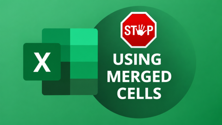 Why You Should Stop Using Merge & Center in Excel
