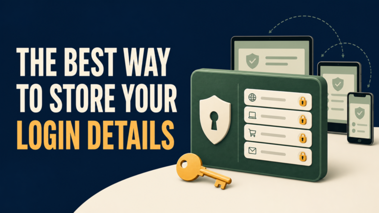 The Best Way to Store Your Login Details
