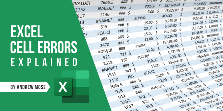 Excel Cell Errors Explained
  