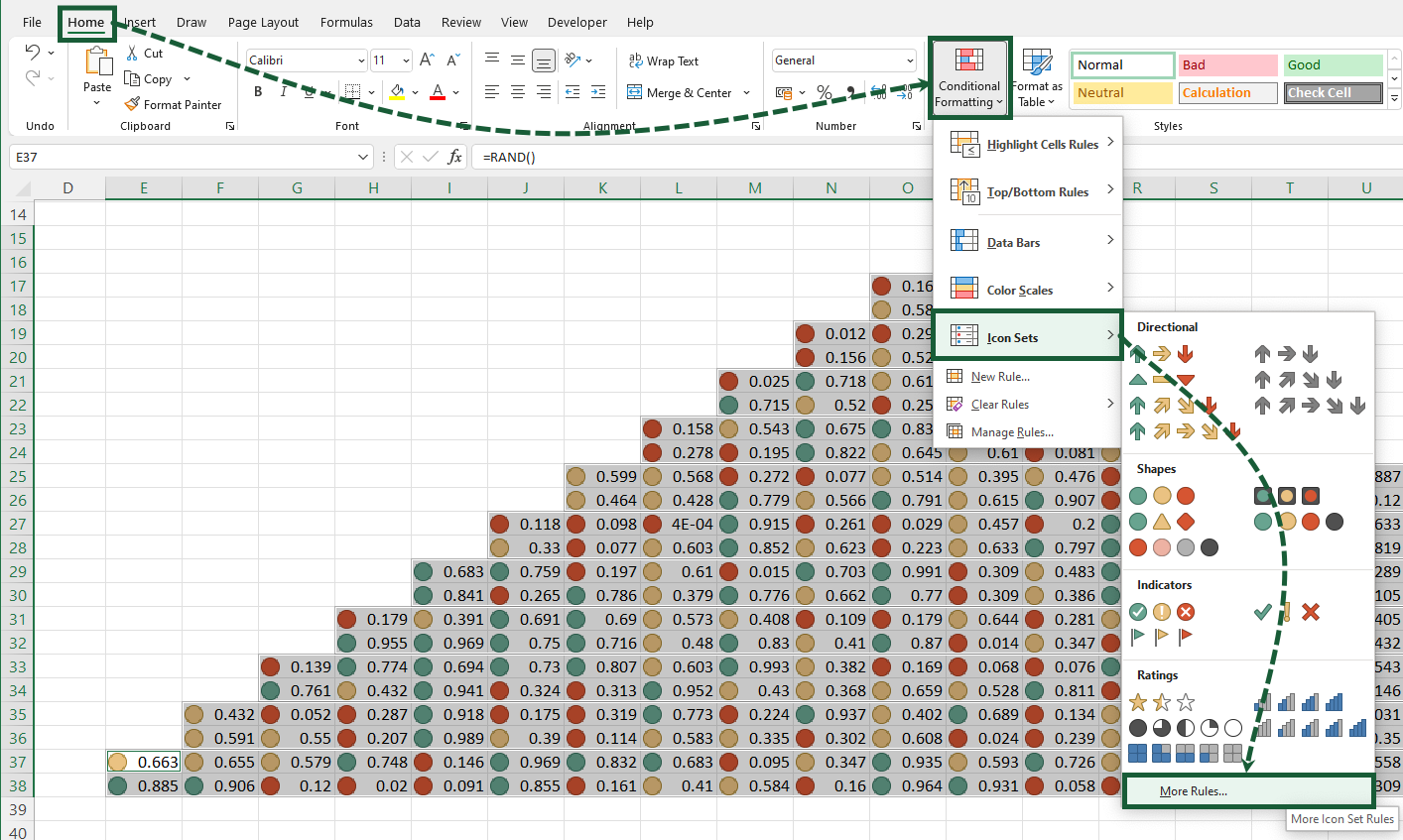 How to Create an Animated Christmas Tree in Excel 🎄 — Andrew Moss