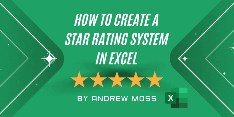 How to Create a Star Rating System in Excel
  