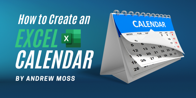 How to Create an Excel Calendar
  