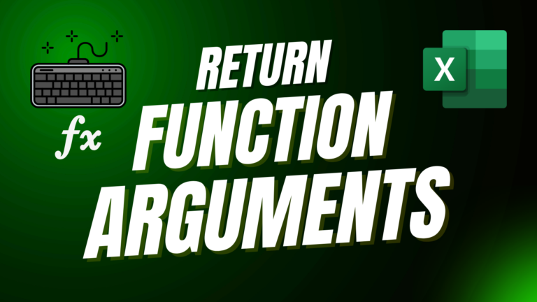 Keyboard shortcut to return function arguments
