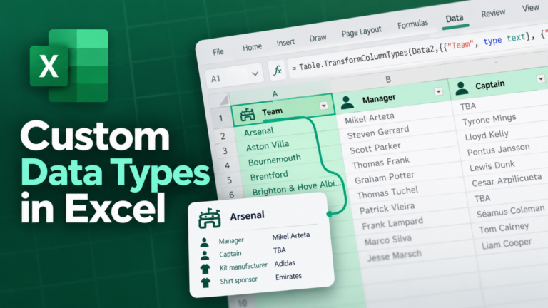 Custom Data Types in Excel