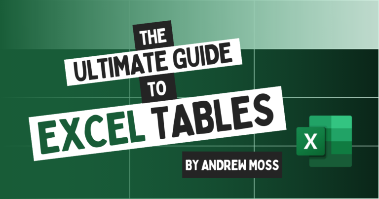 The Ultimate Guide to Excel Tables
  