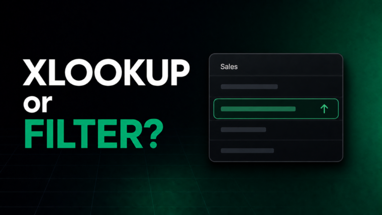 XLOOKUP or FILTER to find the highest sales?
