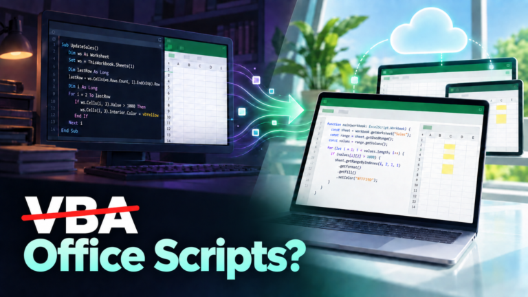Will Office Scripts Replace VBA?
