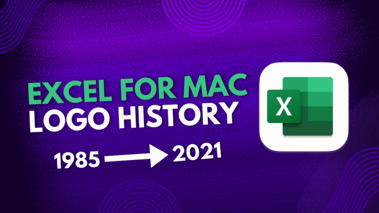 Excel for Mac Logo History
  