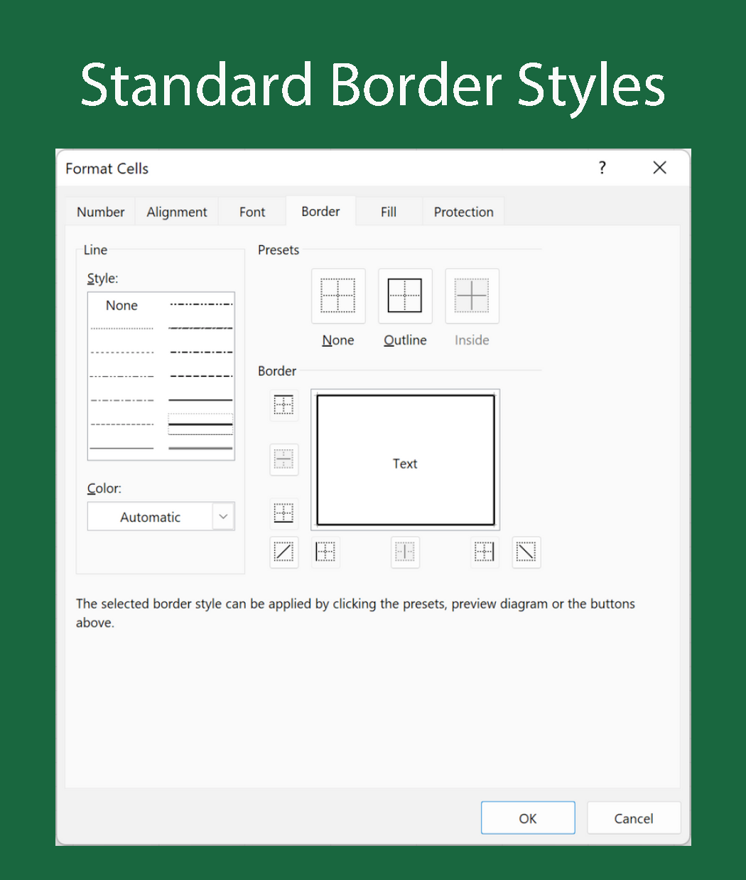 Border Styles Comparison