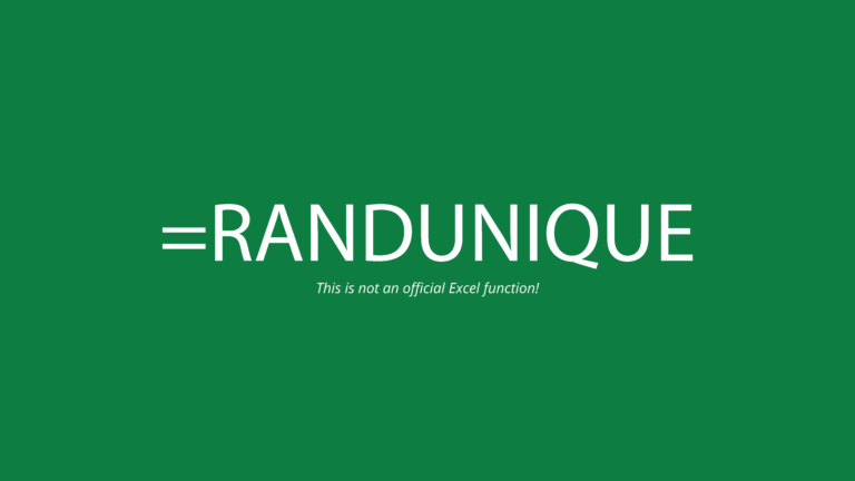 RANDUNIQUE
  