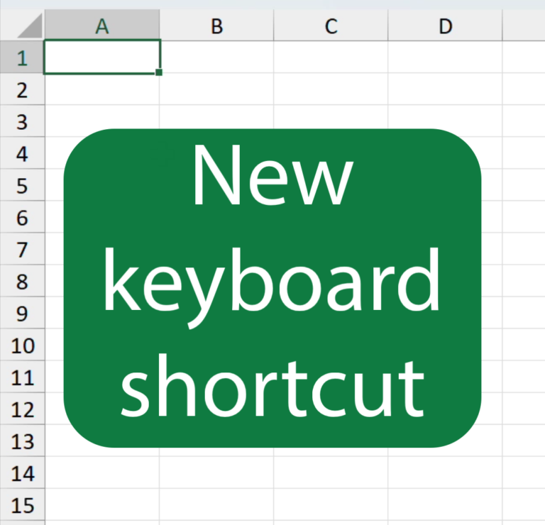 New keyboard shortcut to open the Power Query Editor in Excel
  