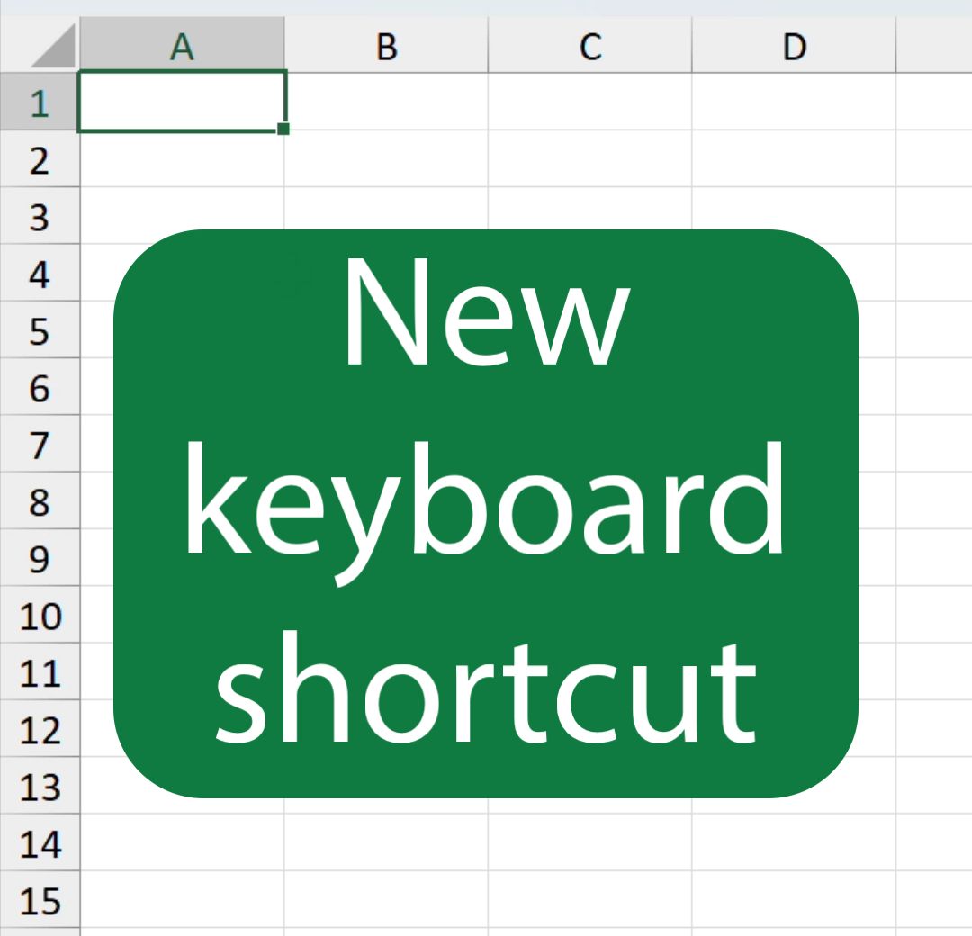 New keyboard shortcut to open the Power Query Editor in Excel