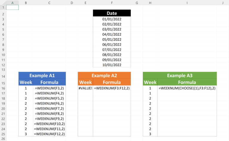Non-Dynamic Array Functions
  