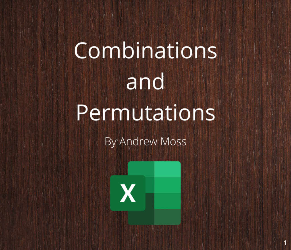 Combinations and Permutations