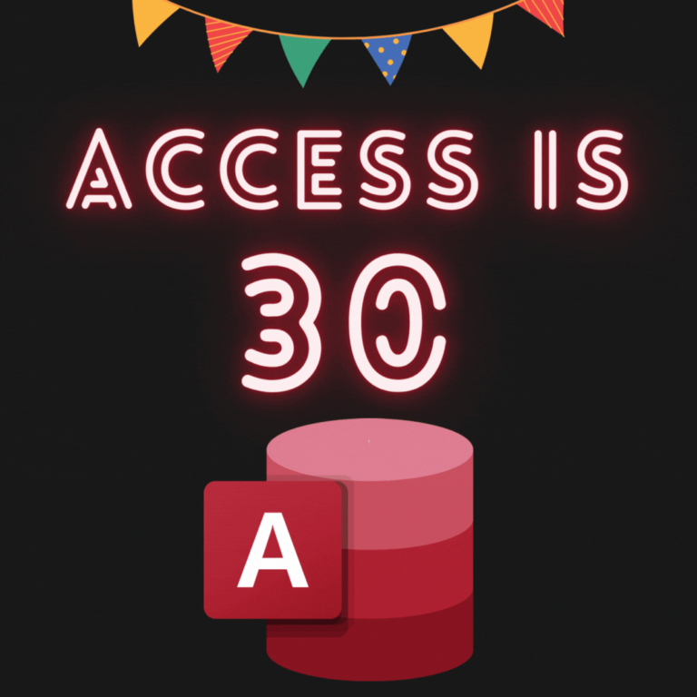 Happy Birthday, Microsoft Access!
  