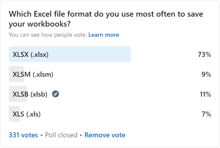 How Do Excel File Types Perform?
  