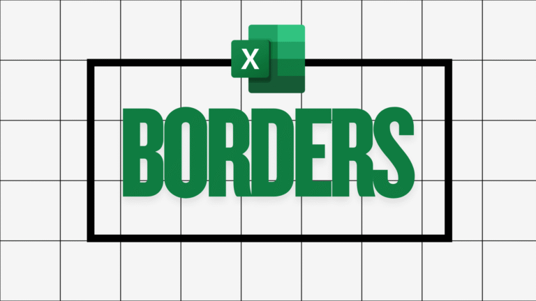 Excel’s border problem
  