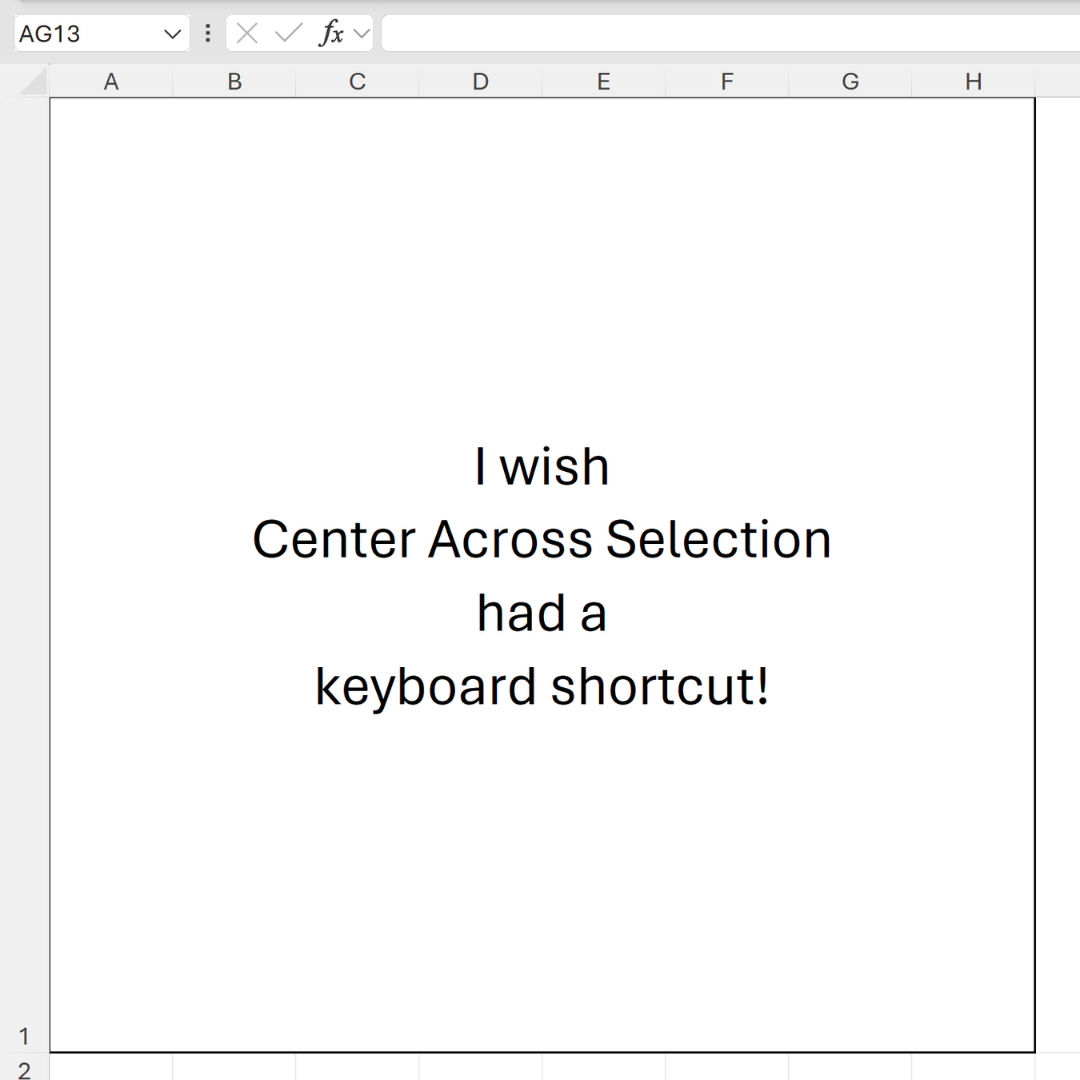 If only there were a keyboard shortcut for that…