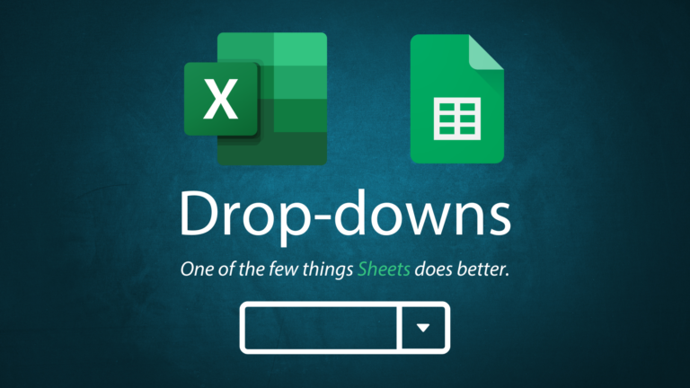 When will Excel get Sheets-esque drop-downs?
  