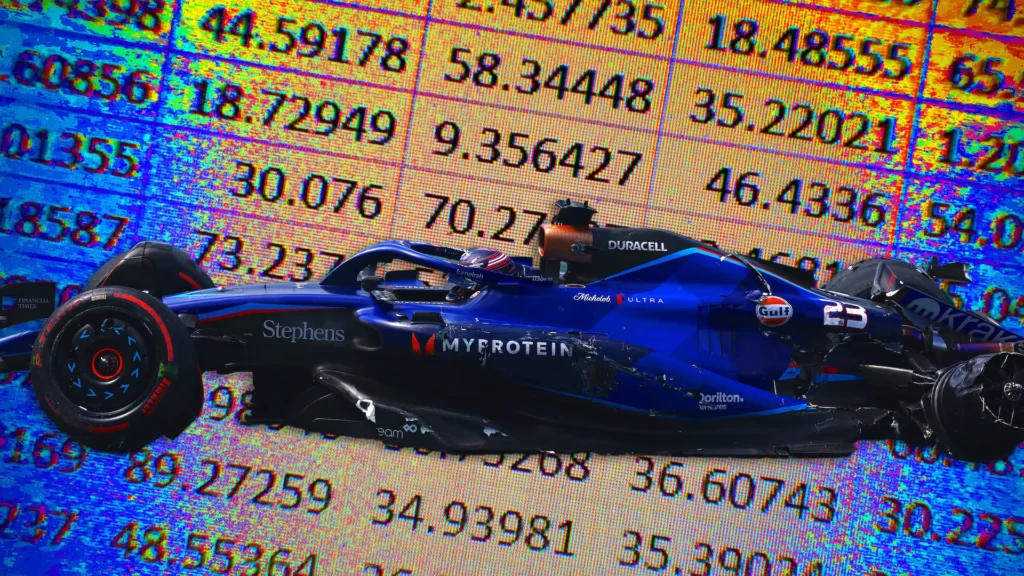 Excel workbook slows down F1 cars