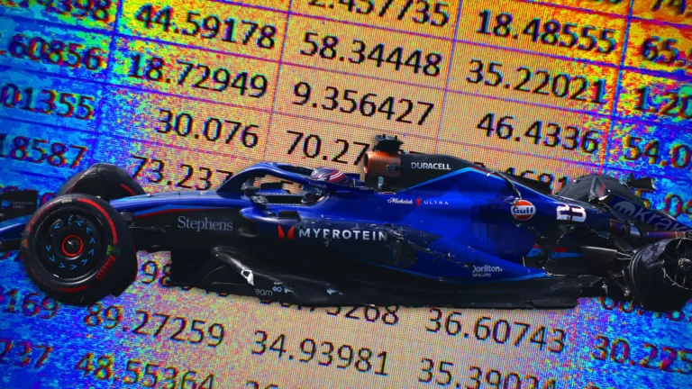 Excel workbook slows down F1 cars
  