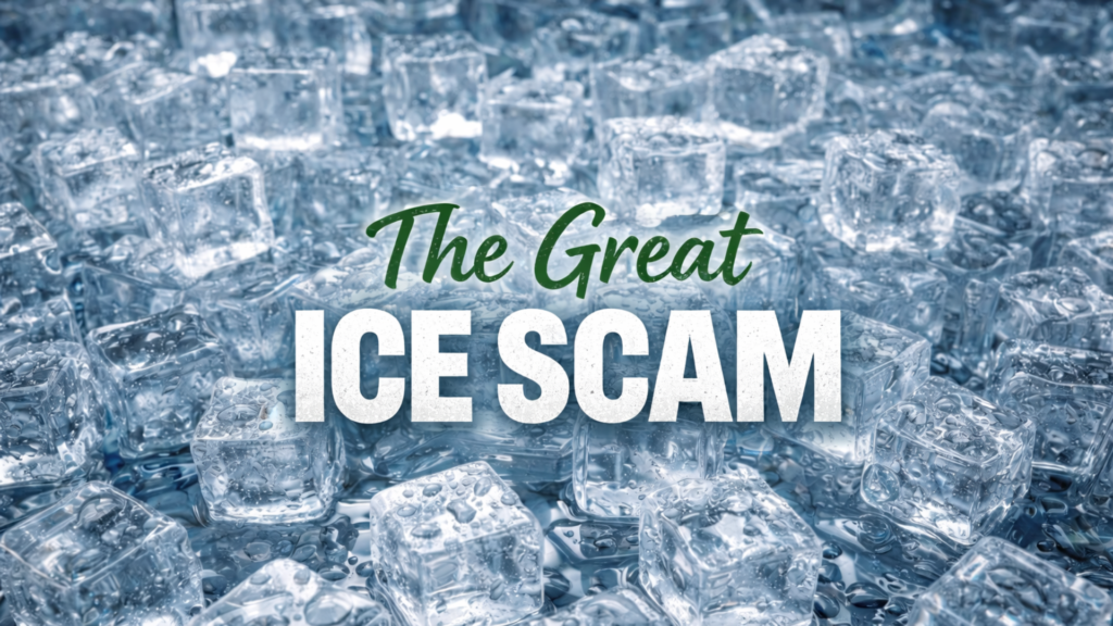 The great ice scam