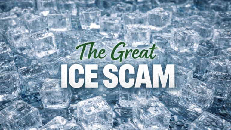 The great ice scam
  