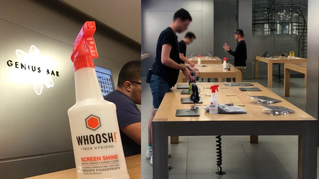 My experience with WHOOSH! — the Apple-backed screen cleaner