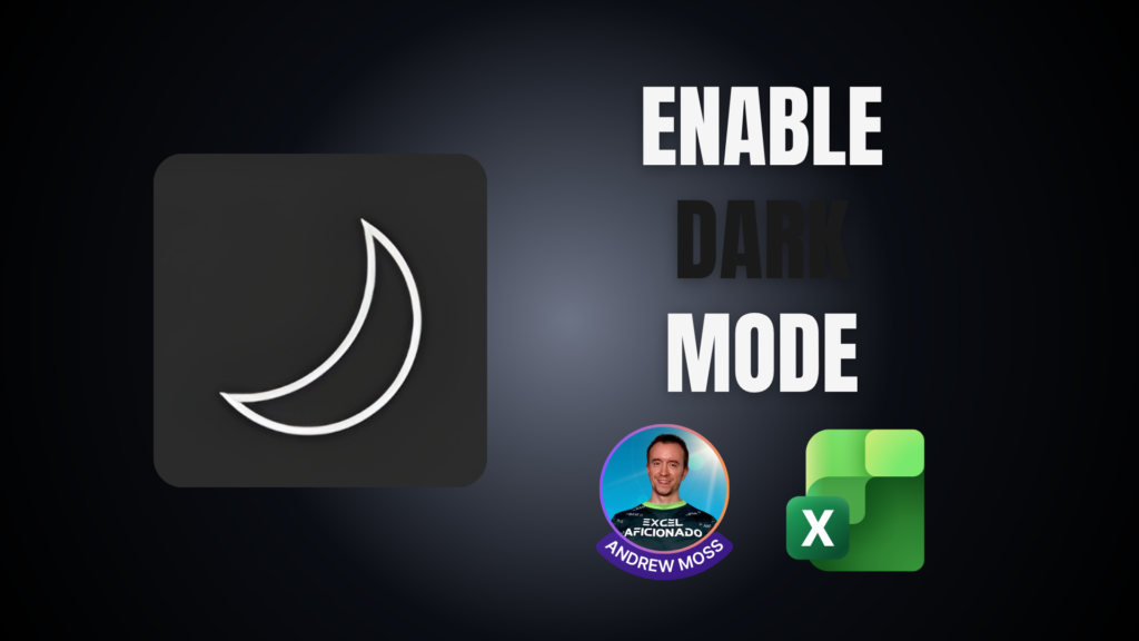 How to enable Dark Mode in Excel