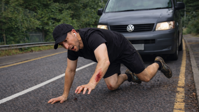 Stacking it on a Saturday run
  