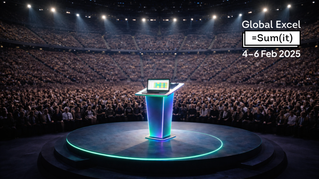 The evolution of the Global Excel Summit lectern