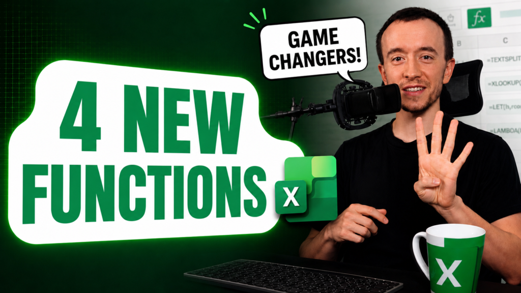 Excel gets 4 new functions