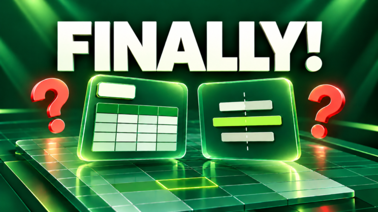 Two long-overdue features arrive in Excel
